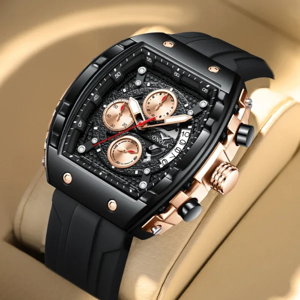High Quality Fashion Sports ONOLA Brand Watch for Men Night Light Quartz Chronograph Watch Factory Wholesale Watches - Image 6