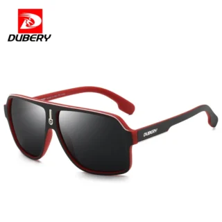 DUBERY Sunglasses Men Polarized UV400 High-Quality Fashion TAC Mirror PC Frame Ultralight Men Sun Glasses Outdoor D103
