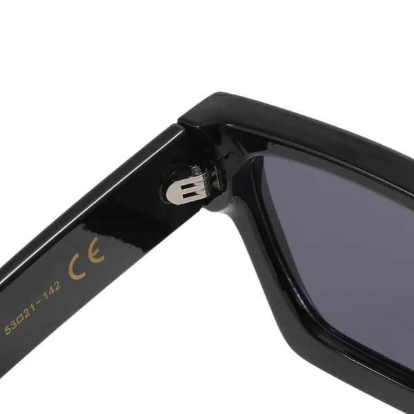 Superhot Eyewear SP009 Custom Logo Private Label Sun Glasses Vintage Black Chunky Square Sunglasses - Image 2