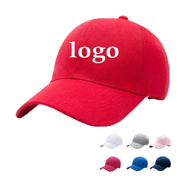 High Quality Cotton Sample Free Custom Logo Baseball Caps Woman Baseball Hat 100% Cotton Custom Your Brand logo Baseball Caps - Image 4