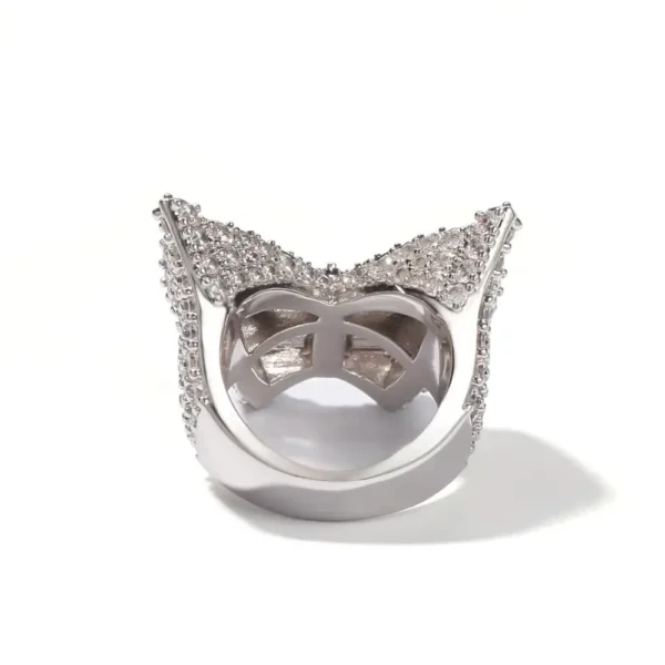UWIN Baguette Butterfly Ring CZ Diamond Gold Plated Finger Ring for Men and Women Iced Jewelry - Image 5