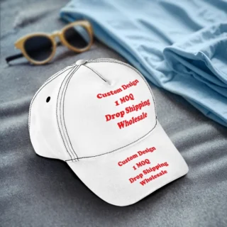 Fully Printed Custom Outdoor Sports Unisex Polyester Peaked Cap Print on Demand Casual Soft Top Sun Visor Baseball Cap