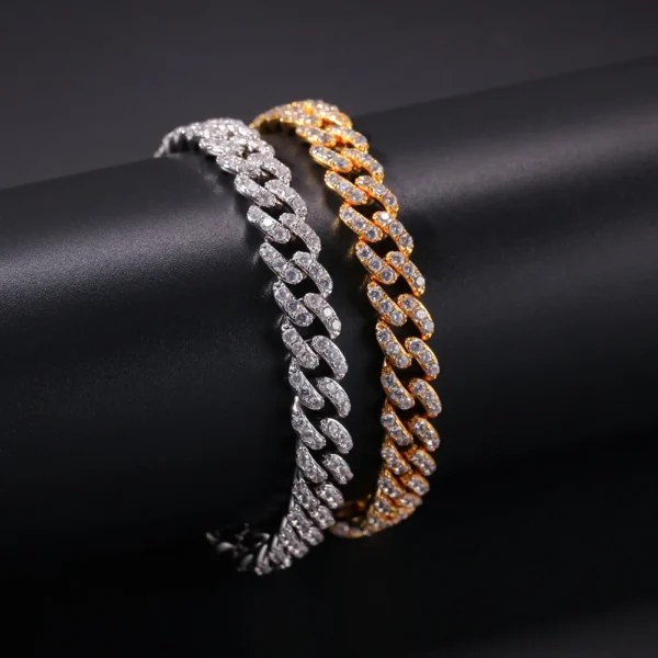 Hip Hop Personalized Cuban Chain Initial Necklace Cuban Link Chains with Pendant for Men - Image 5