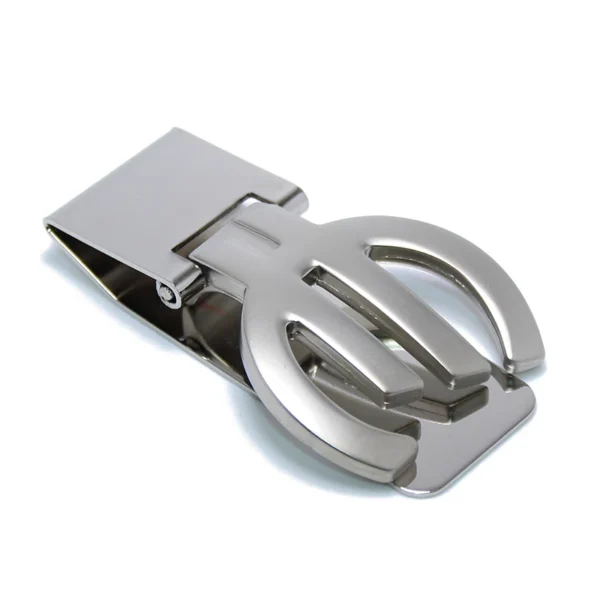 New Modern Brand Dollar Sign Clamp Pocket Purse Cash Holder Organizer Men Women Promotional Folding Metal Money Clip - Image 2