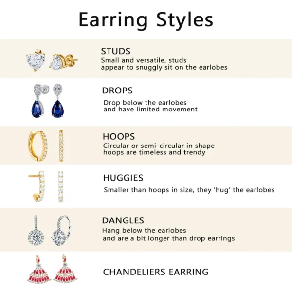 DEF VVS Claw Set halo Classic Moissanite Studs Round Cut Loose Gemstones S925 Sterling Silver Ladies Moissanite Earrings - Image 4