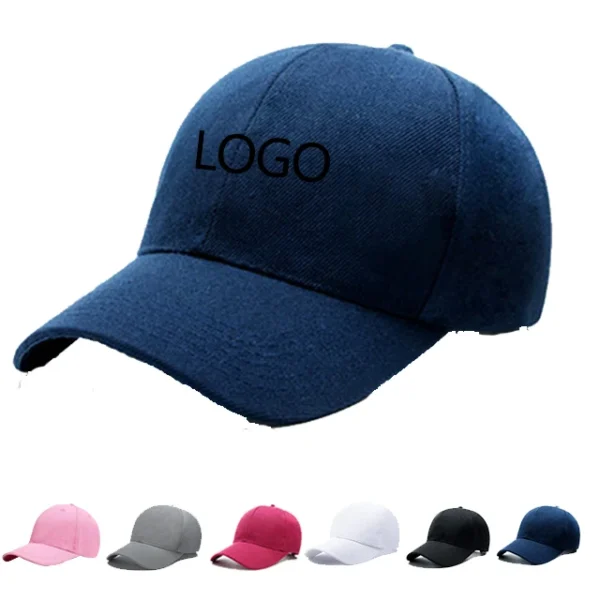 High Quality Cotton Sample Free Custom Logo Baseball Caps Woman Baseball Hat 100% Cotton Custom Your Brand logo Baseball Caps - Image 3