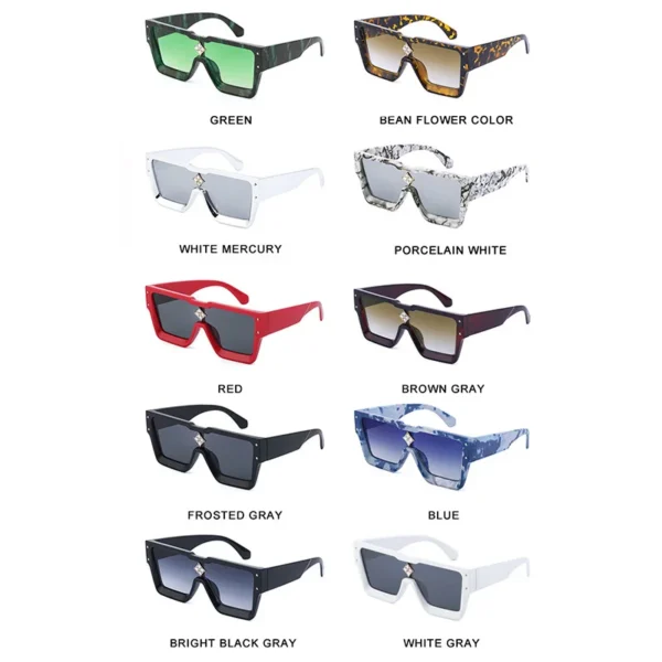 XUEDIAO New Arrivals Luxury Fashion Shades Women Famous Square Trendy Brand Designer Sunglasses - Image 5