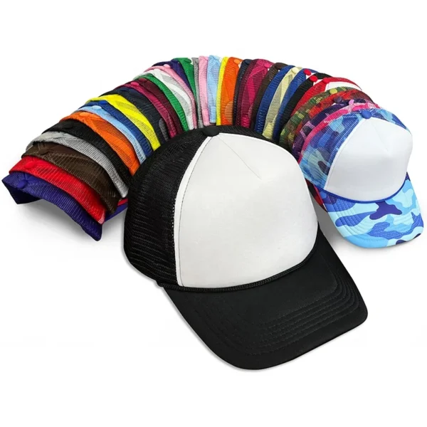 HN0001 Wholesale Sublimation Sport Gorros Custom 3D Embroidery Cotton Veracap Foam Baseball Mesh Net Trucker Caps Hats - Image 6