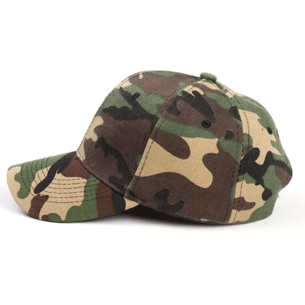 Wholesale Outdoor Sports Hat Camouflage Style Tactical Baseball Cap Camo Caps - Image 2