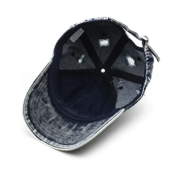 Summer Outdoor Sun Shade Washed Denim Hat for Men Snapback Trucker Hats High Quality Women Baseball Caps - Image 3