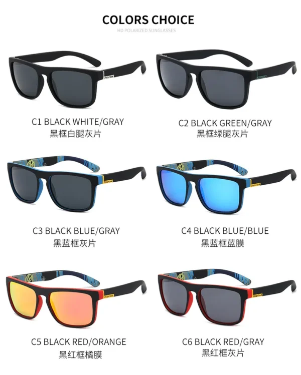 HW 731 Sports Sunglasses Men High Quality Polarized Sunglasses Ready Stock UV400 Custom Classics Man Shades - Image 5