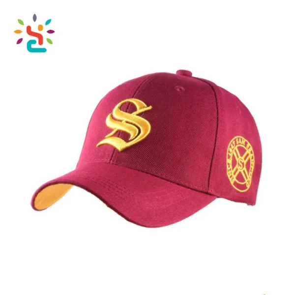 Baseball Cap Promotional Baseball Cap Custom New Embroidered Red Baseball Era Cap Factory - Image 6