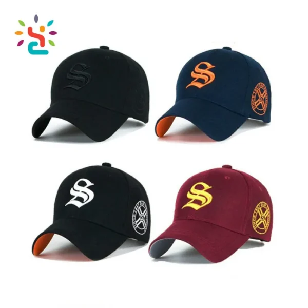 Baseball Cap Promotional Baseball Cap Custom New Embroidered Red Baseball Era Cap Factory - Image 5