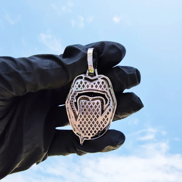 Tongue Shape Dollar Sign Iced Out Money Lips Pendants Hip Hop - Image 4