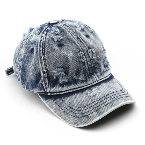 Summer Outdoor Sun Shade Washed Denim Hat for Men Snapback Trucker Hats High Quality Women Baseball Caps - Image 2