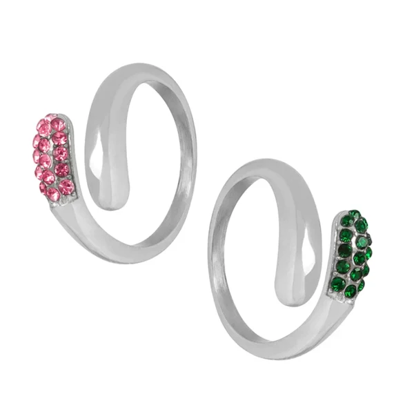 Open Ring Personalized Party Crystal Snake Ring 18k Gold Plated Stainless Steel Wholesale Jewelry Supplier - Image 3