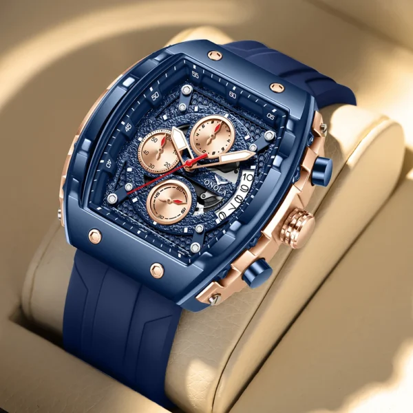 High Quality Fashion Sports ONOLA Brand Watch for Men Night Light Quartz Chronograph Watch Factory Wholesale Watches - Image 5