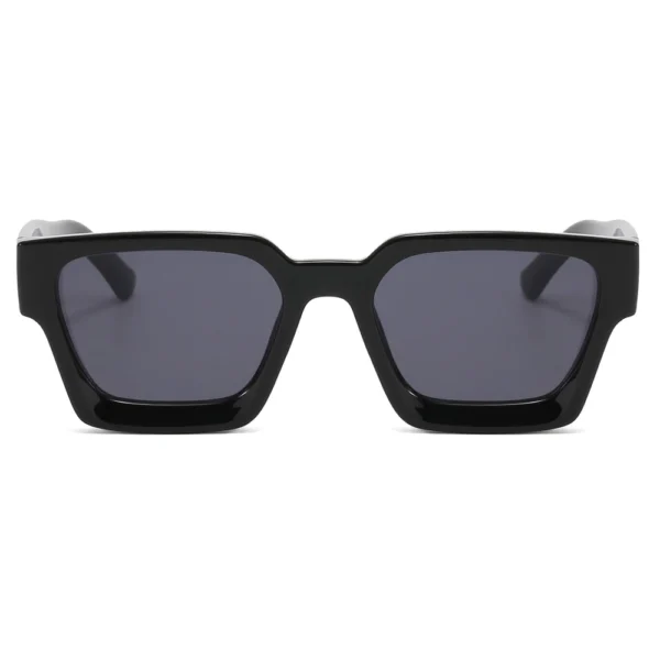 Superhot Eyewear SP009 Custom Logo Private Label Sun Glasses Vintage Black Chunky Square Sunglasses