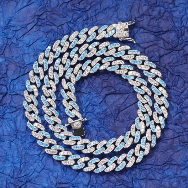 Hip Hop Personalized Cuban Chain Initial Necklace Cuban Link Chains with Pendant for Men - Image 2