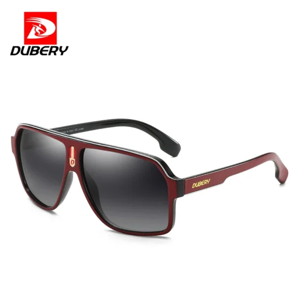 DUBERY Sunglasses Men Polarized UV400 High-Quality Fashion TAC Mirror PC Frame Ultralight Men Sun Glasses Outdoor D103 - Image 2