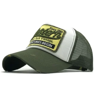 Outdoor Women Sports Caps Custom Embroidery logo Hole Cross Horsetail Cap Starry Pattern Sun Shade Sunscreen Mesh Cap